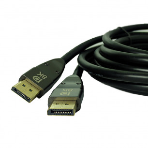 Cabo Displayport 1.4 Conector Ouro 8K x 4k 32Gbps - 7 Metros