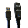 Kit 5 Cabos Extensores USB 3.0 Amplificado 5Gbps de 5 Metros