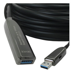 Extensor USB 3.0 de Fibra Óptica Amplificado de 50 Metros