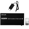 Switcher HDMI 2x8 Distribuidor de Imagens 4k